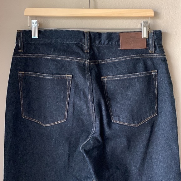 RALPH LAUREN Dark Wash Crop Denim Jeans - Picture 7 of 10